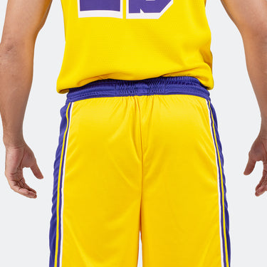 Short jaune des Lakers de Los Angeles pour hommes